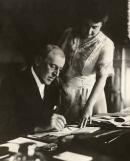 Вудро Вильсон с женой