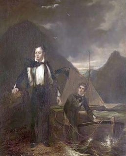 Джордж Байрон и его слуга