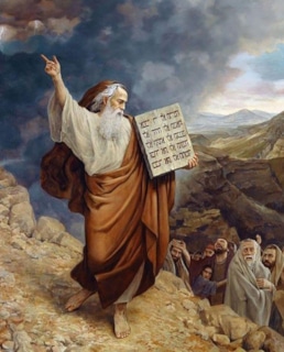 Моисей с заповедями