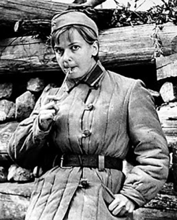 Екатерина Маркова в фильме "... А зори здесь тихие"