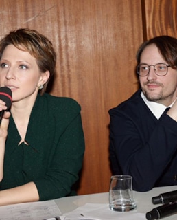 Александр Листьев и Яна Чурикова