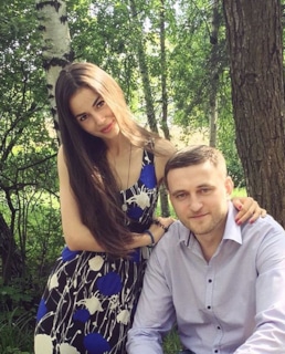 Павел Пятницкий с женой