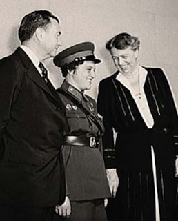 Людмила Павличенко и Элеонора Рузвельт