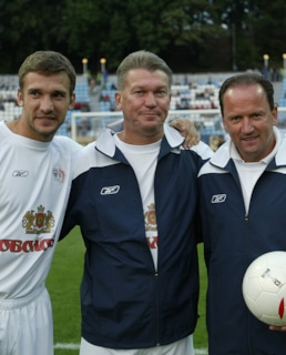 Андрей Шевченко, Олег Блохин и Игорь Беланов - обладатели "Золотого мяча"