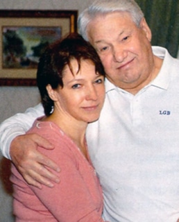 Татьяна Дьяченко и Борис Ельцин