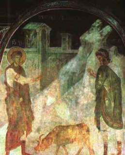 Святой Георгий воскрешает павшего вола