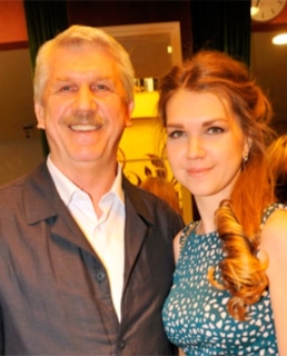 Сергей Баталов с дочерью