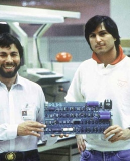 Стив Возняк и Стив Джобс