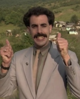 Саша Барон Коэн в фильме «Борат»