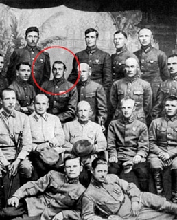 Константин Рокоссовский и курсанты Кавалерийских курсов