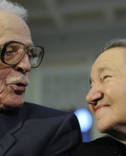 Борис Васильев с женой