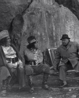 Александр Роу на съемках фильма