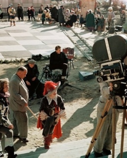 Александр Роу на съемках фильма