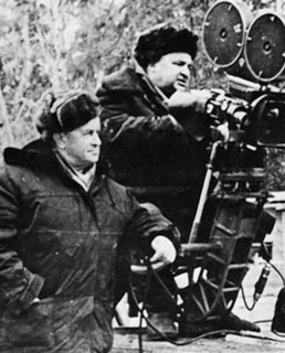 Александр Роу на съемочной площадке