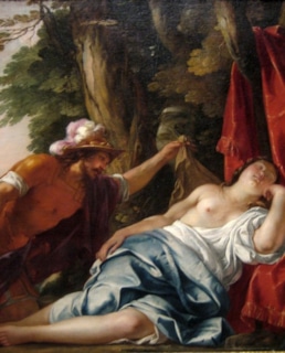 Бог Марс и Рея Сильвия, мать Ромула и Рема