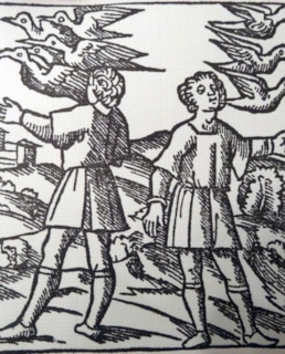 Ромул и Рем считают птиц