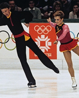 Олег Васильев и Елена Валова на Олимпиаде