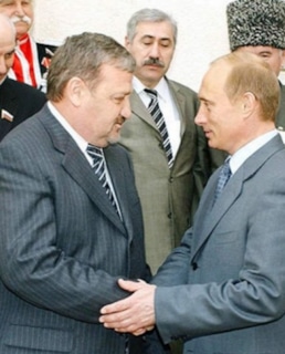 Ахмат Кадыров и Владимир Путин