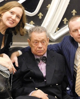 Андрей Караченцов с отцом и женой