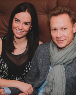 Валерий Карпин с женой