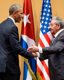 Рауль Кастро и Барак Обама