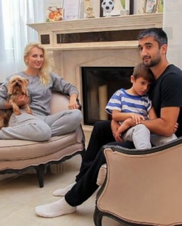 Юлия Самедова с семьей