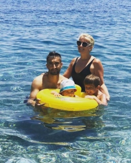 Юлия Самедова с семьей