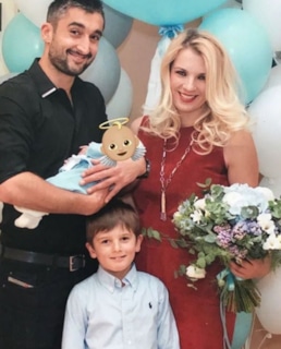 Юлия Самедова с семьей