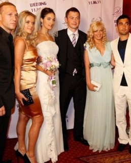 Юлия Самедова и Александр Самедов (справа)