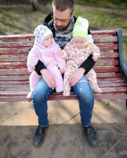 Дмитрий Авдеенко с детьми