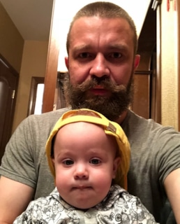 Дмитрий Авдеенко с дочерью