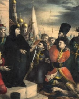 Царица Мария Нагая обличает Лжедмитрия I