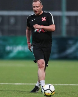 Константин Генич на футбольном поле