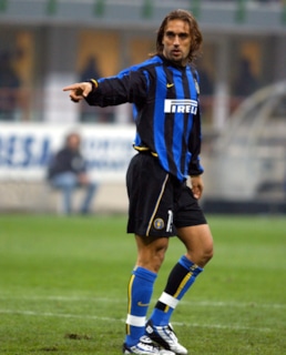 Габриэль Батистута в клубе «Интер»