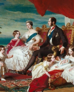 Принц Альберт с семьей