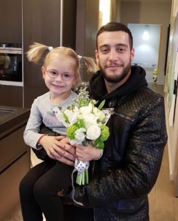 Артем Юнусов и его племянница Алиса