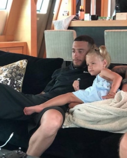 Артем Юнусов и его племянница Алиса