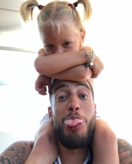 Артем Юнусов и его племянница Алиса