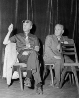 Режиссер Сергей Юткевич и сценарист Алексей Каплер