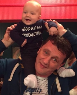 Сергей Корягин с сыном