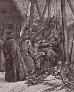 Картина Василия Перова «Пытка боярыни Морозовой»