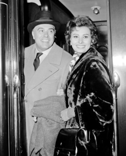 Карло Понти и Софи Лорен