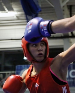 Милана Сафронова на ринге