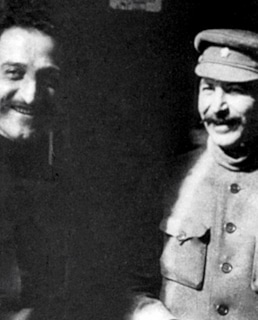 Серго Орджоникидзе и Иосиф Сталин