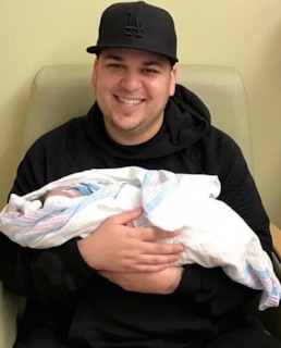 Роб Кардашян с дочкой