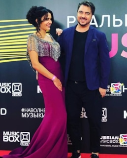 Олег Шаумаров и его жена