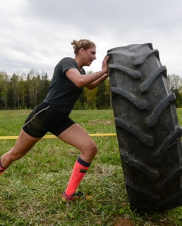 Кристина Ильченко на тренировке