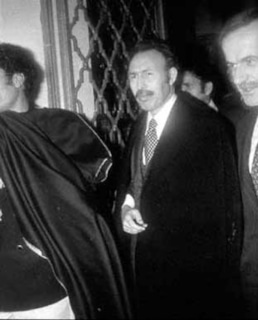 Муаммар Каддафи, Хуари Бумедьен и Хафез Асад