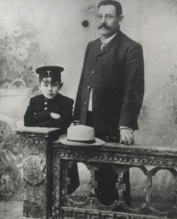 Исаак Бабель с отцом