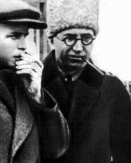 Александр Довженко и Исаак Бабель